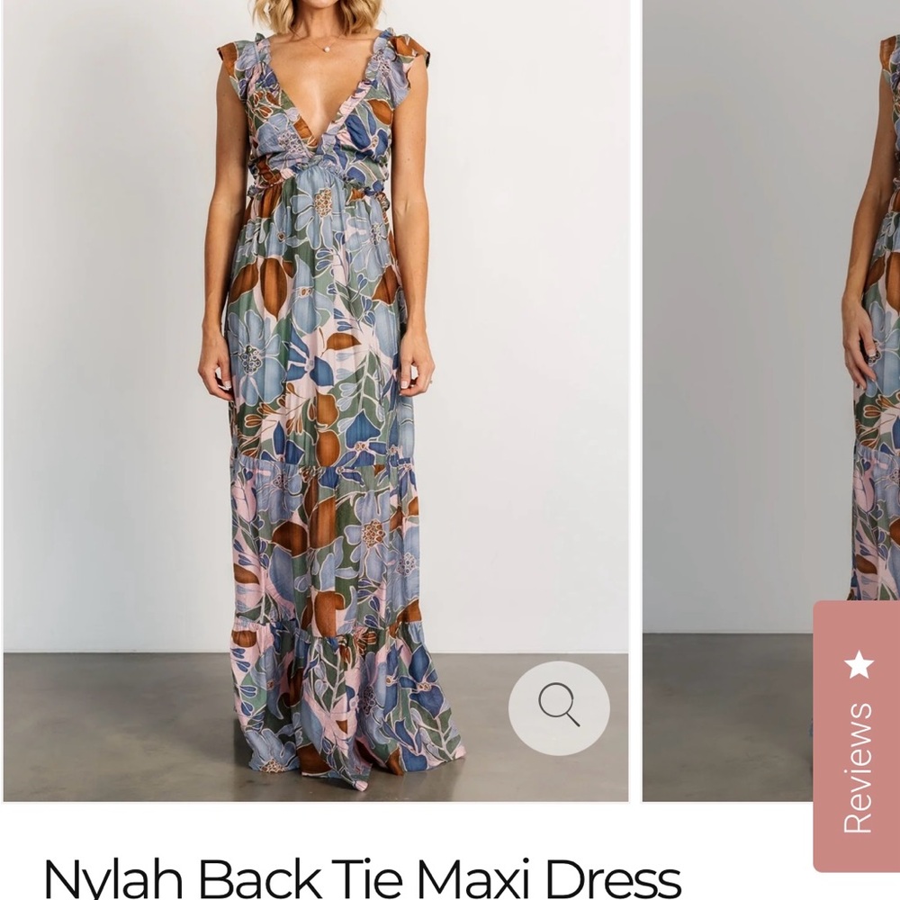 N.Y.L.A. Floral Maxi Dress - Multicolor